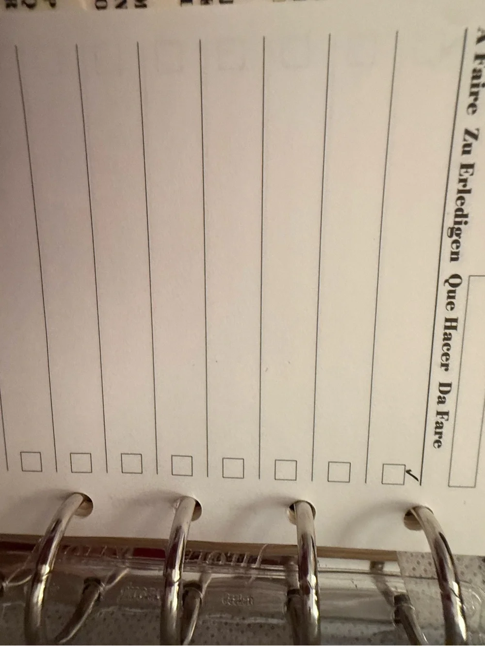 Filofax Brown “Domino” Pocket Planner/Organizer
